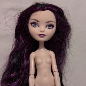Ever After High First Chapter Raven Queen Nude Doll Y2K